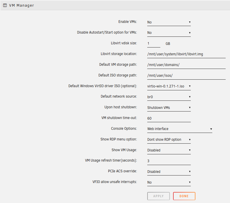 VMマネージャー